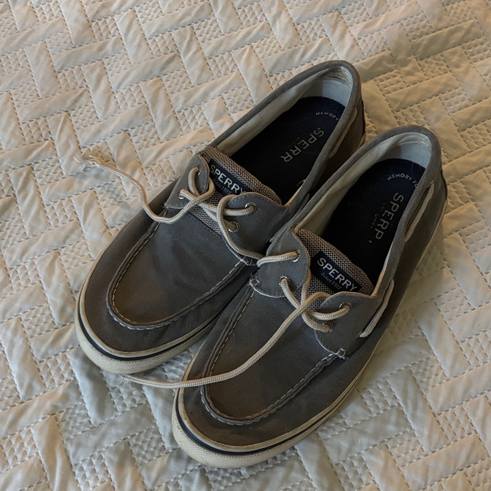 Sperry Men's Charcoal Boat Shoes